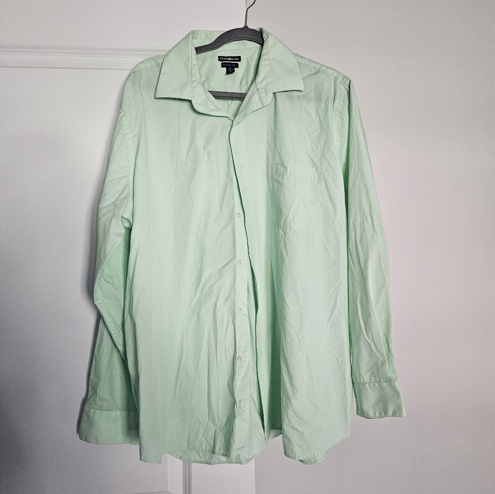 Light Green Men's Dress Shirt